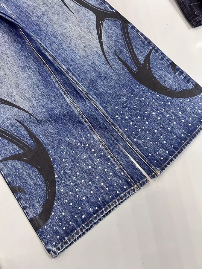 Denim wash gradient